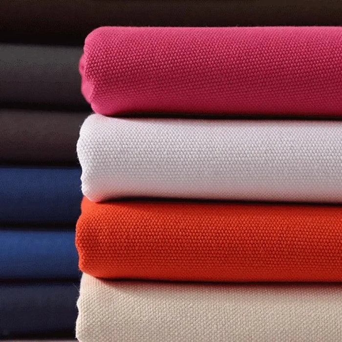 100% Cotton Duck Canvas Fabric By The Yard