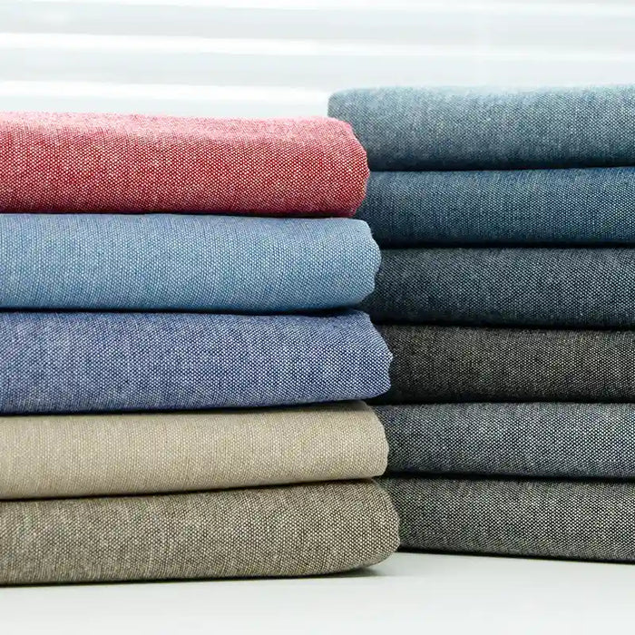 100% Cotton Chambray Fabric By The Yard