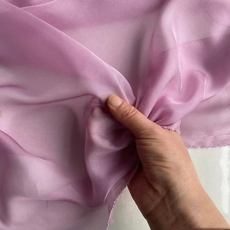 100%naturalmulberrysilkchiffonfabricbytheyard