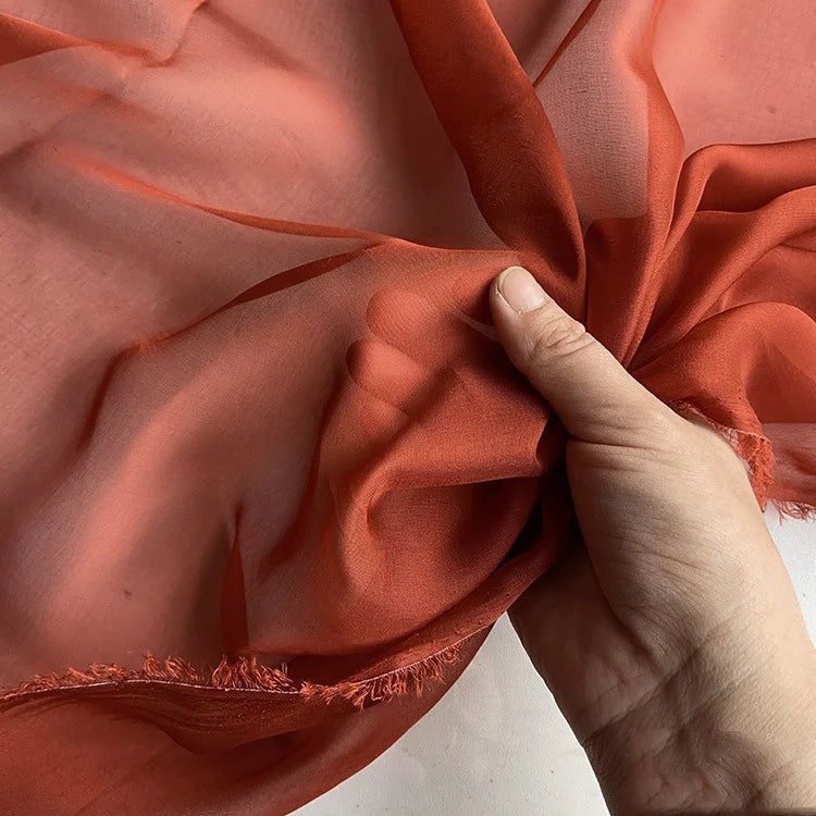 100%naturalmulberrysilkchiffonfabricbytheyard