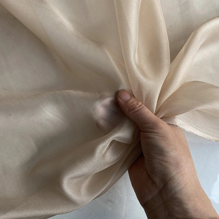 100%naturalmulberrysilkchiffonfabricbytheyard