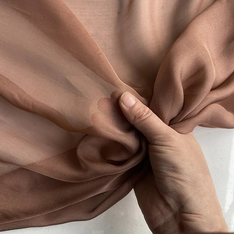 100%naturalmulberrysilkchiffonfabricbytheyard