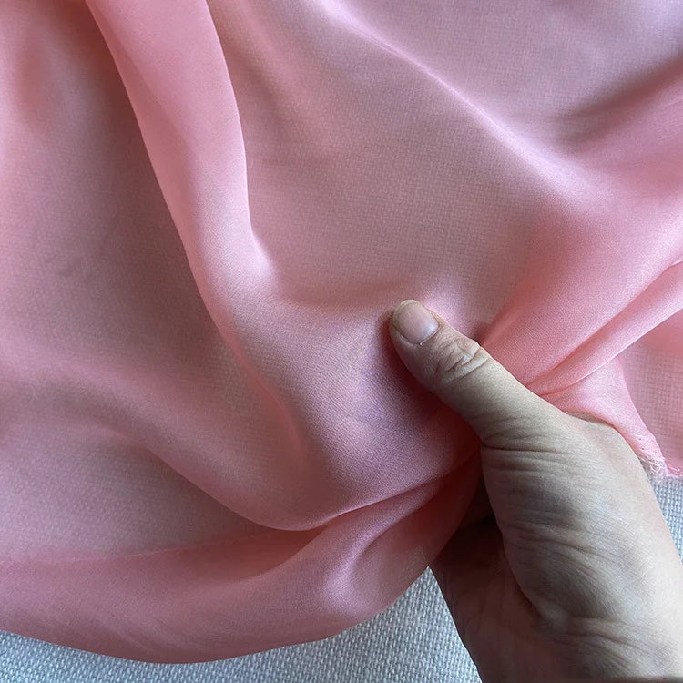100%naturalmulberrysilkchiffonfabricbytheyard
