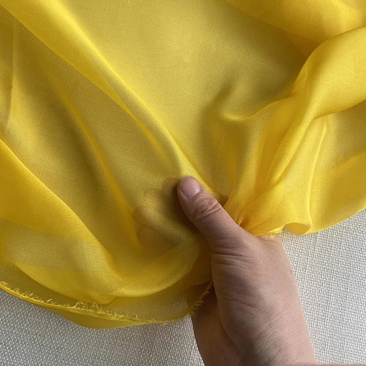 100%naturalmulberrysilkchiffonfabricbytheyard