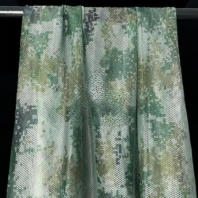 Colorful Camouflage Mesh Fabric By The Yard