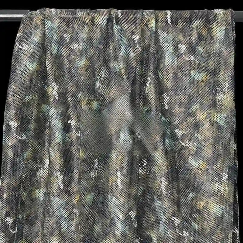 Colorful Camouflage Mesh Fabric By The Yard