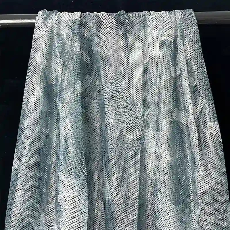 Colorful Camouflage Mesh Fabric By The Yard