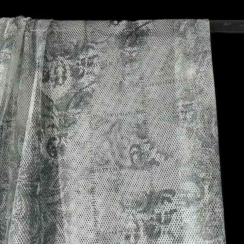 Colorful Camouflage Mesh Fabric By The Yard