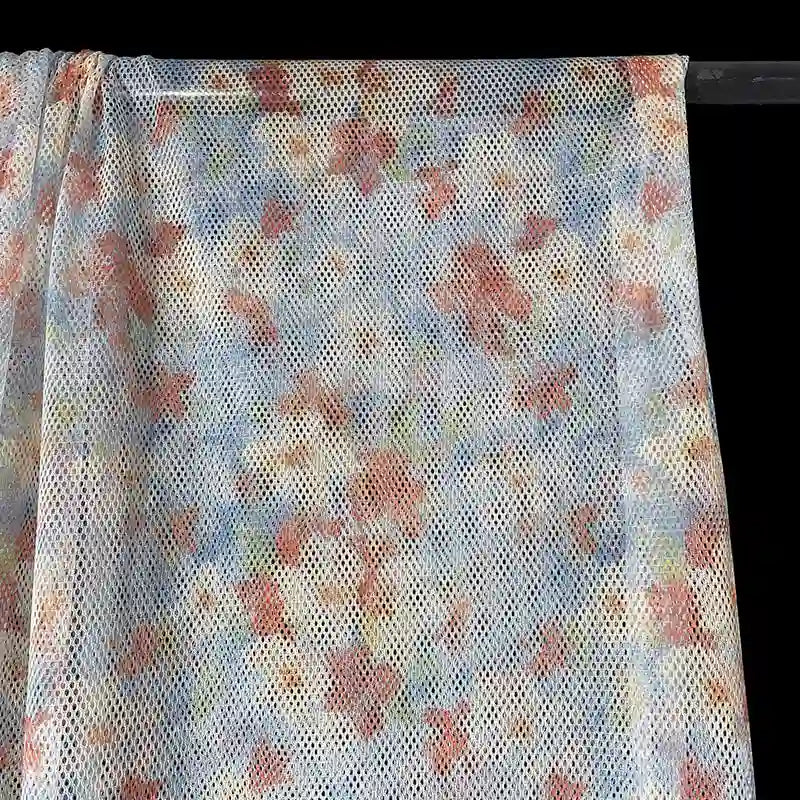 Colorful Camouflage Mesh Fabric By The Yard