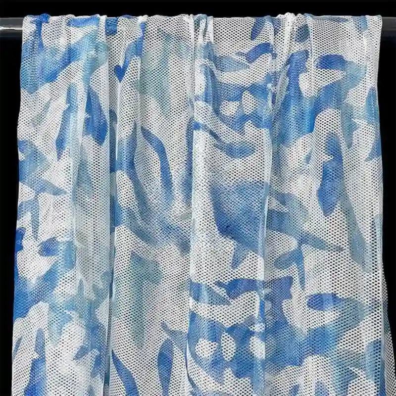 Colorful Camouflage Mesh Fabric By The Yard