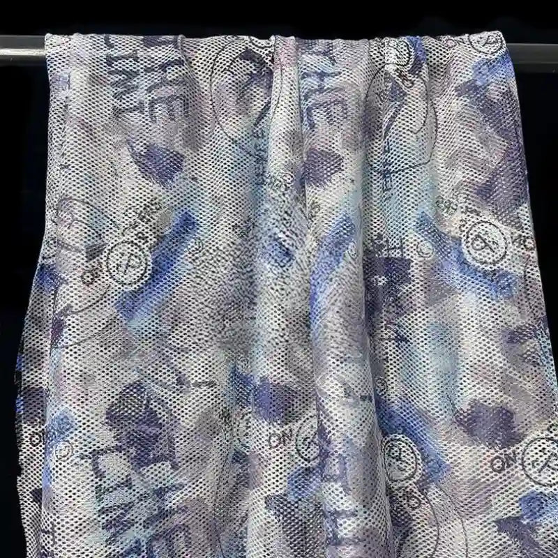 Colorful Camouflage Mesh Fabric By The Yard