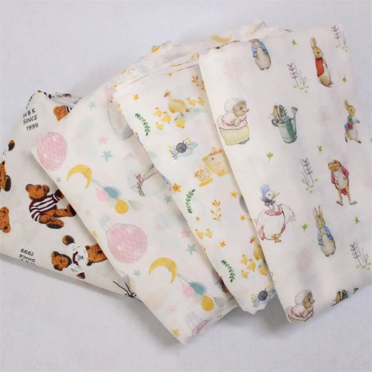 Animal Print Double Gauze Fabric By The Yard-Longan Craft