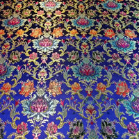 ChineseFlowerSilkBrocadeFabricByTheYard