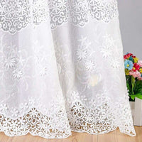 Cotton Hollow 3D Embroidered Eyelet Fabric By The Yard