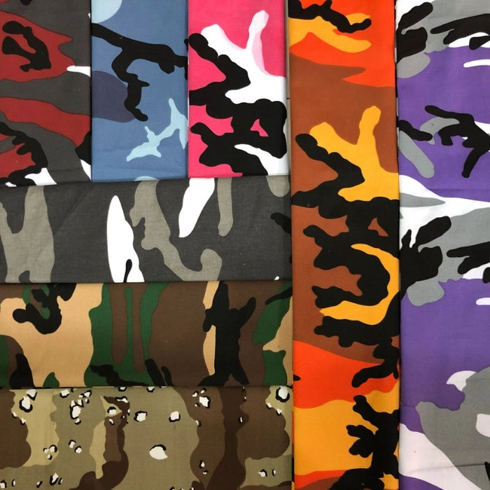 Cotton Stitching Camo Material By The Yard