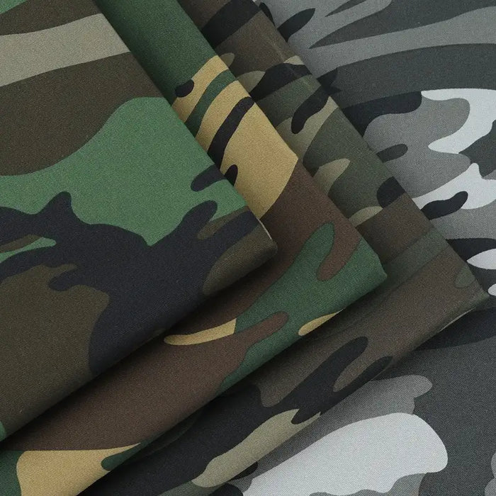 Cotton Twill Camo Fabric By The Yard