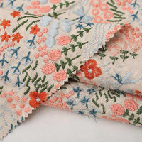 FloralEmbroideredFabricBytheYard