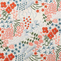 FloralEmbroideredFabricBytheYard