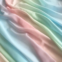 Gradient Ombre Chiffon Fabric By The Yard