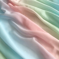 Gradient Ombre Chiffon Fabric By The Yard