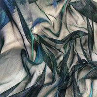 IridescentTwoToneTulleFabricByTheYardShimmerTulleFabricforDress