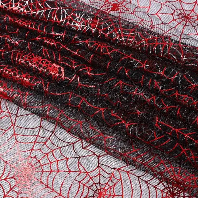 Mesh Spider Web Fabric By The Yard