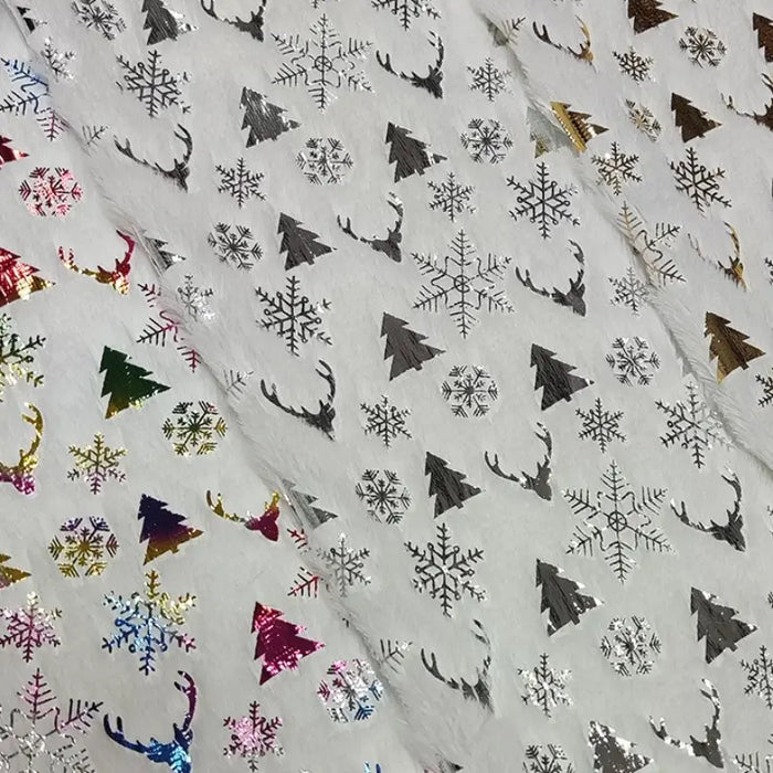 PV Velvet Christmas Tree Fabric By The Yard