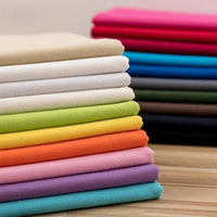 Pure Color Cotton Canvas Fabric By The Yard