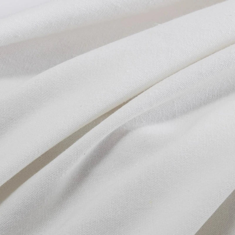 Pure Color Cotton Canvas Fabric By The Yard