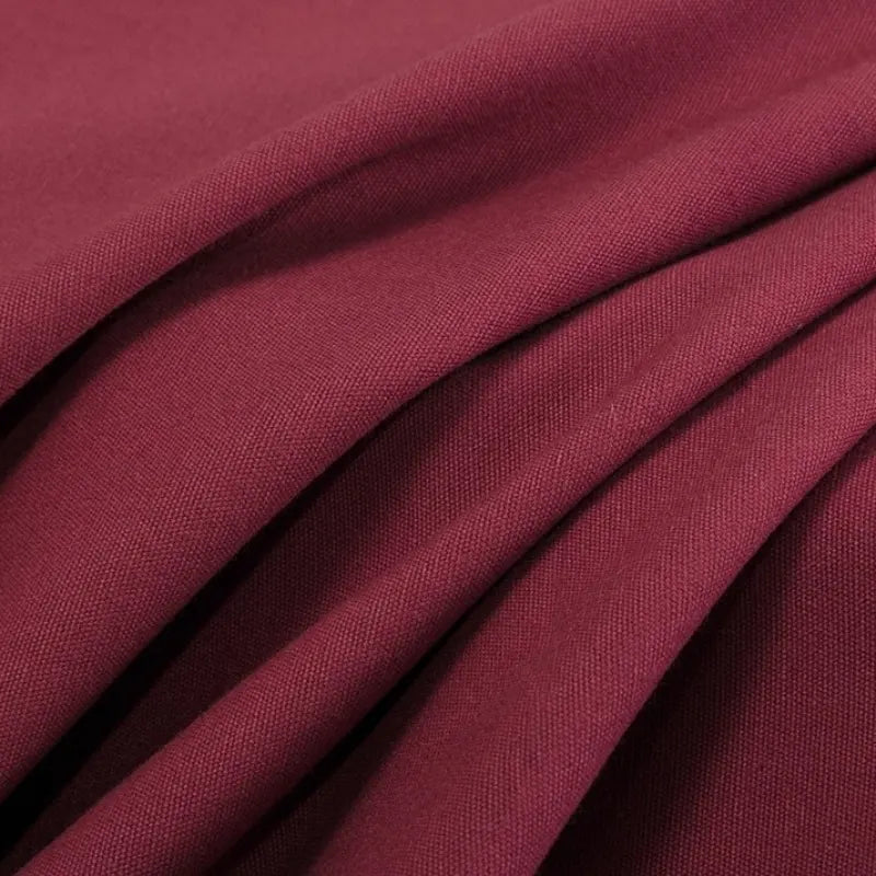 Pure Color Cotton Canvas Fabric By The Yard