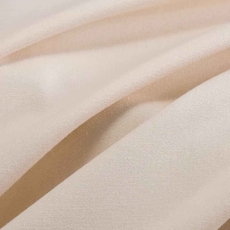 Pure Color Cotton Canvas Fabric By The Yard