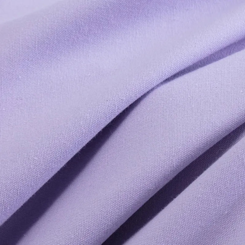 Pure Color Cotton Canvas Fabric By The Yard