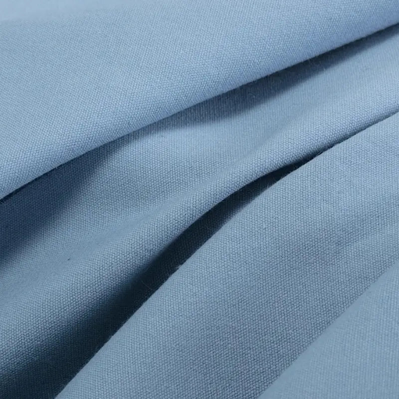 Pure Color Cotton Canvas Fabric By The Yard