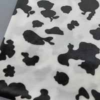 Soft Cow Print Minky Material By The Yard
