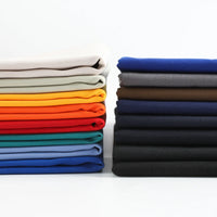Solid Color Full Polyester Canvas Fabric By The Yard