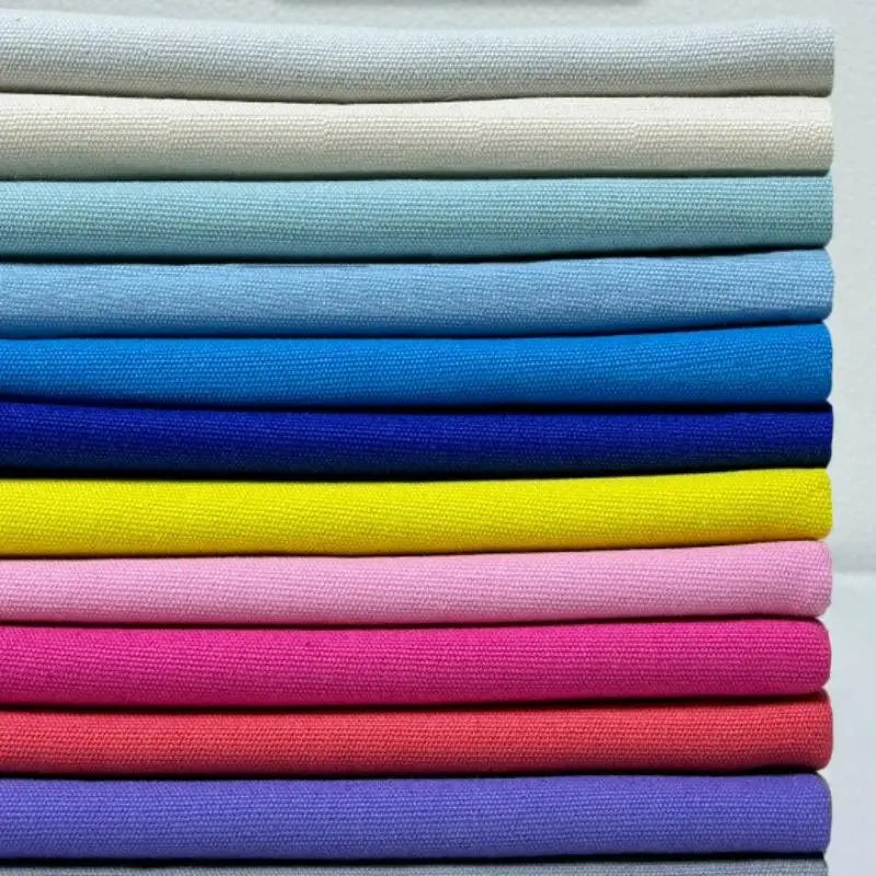 Solid Color Polyester Canvas Material By The Yard