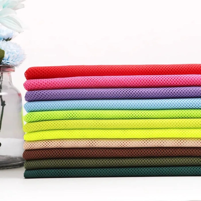 Solid Color Polyester Mesh Fabric