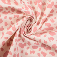 Spotted Cow Print Cotton Fabric By The Yard
