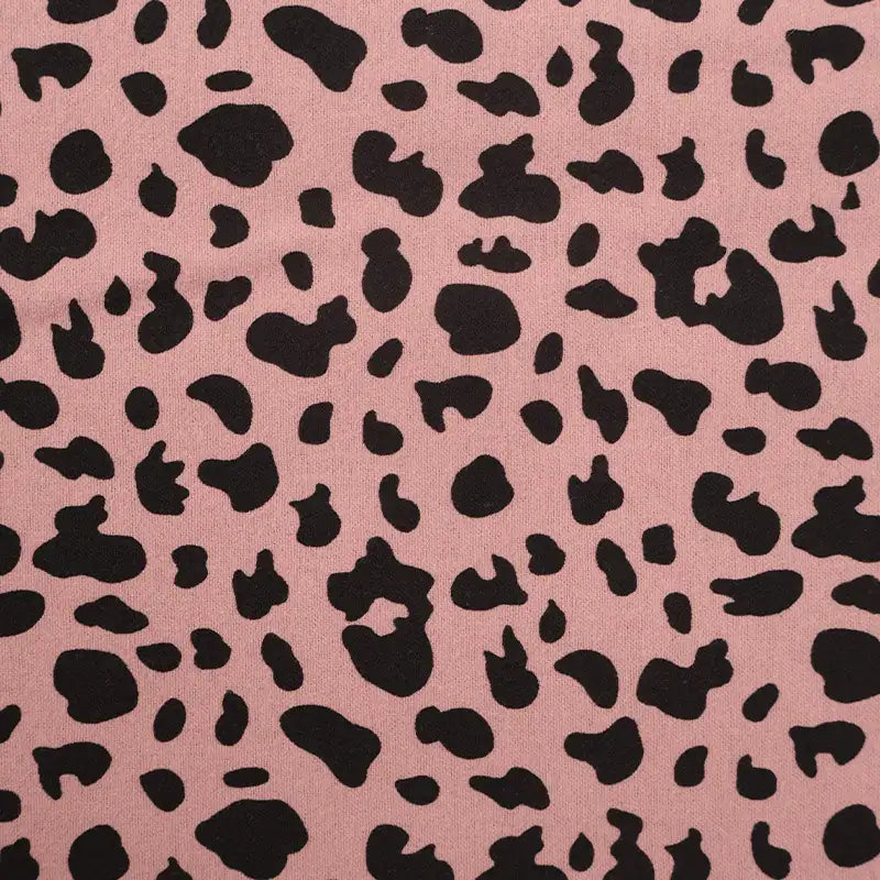 Spotted Cow Print Cotton Fabric By The Yard
