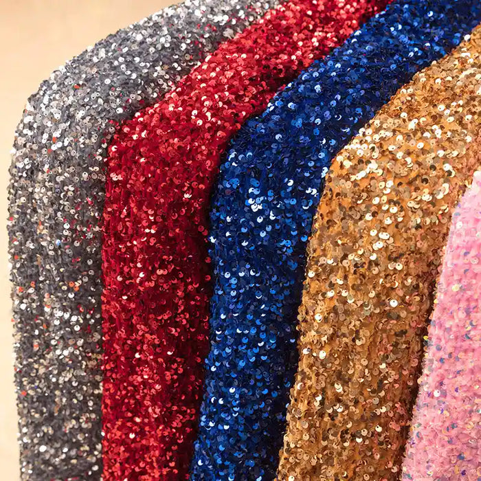 Velvet Stretch Sequin Fabric