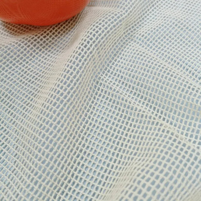 White Cotton Mesh Fabric By The Yard