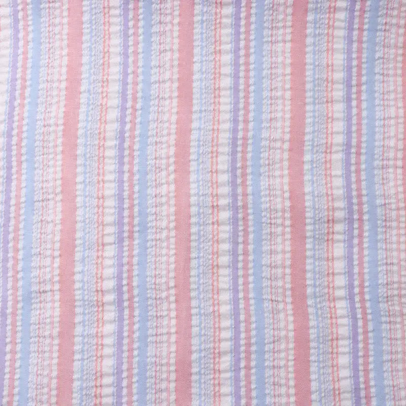 rainbowstripeseersuckerfabric