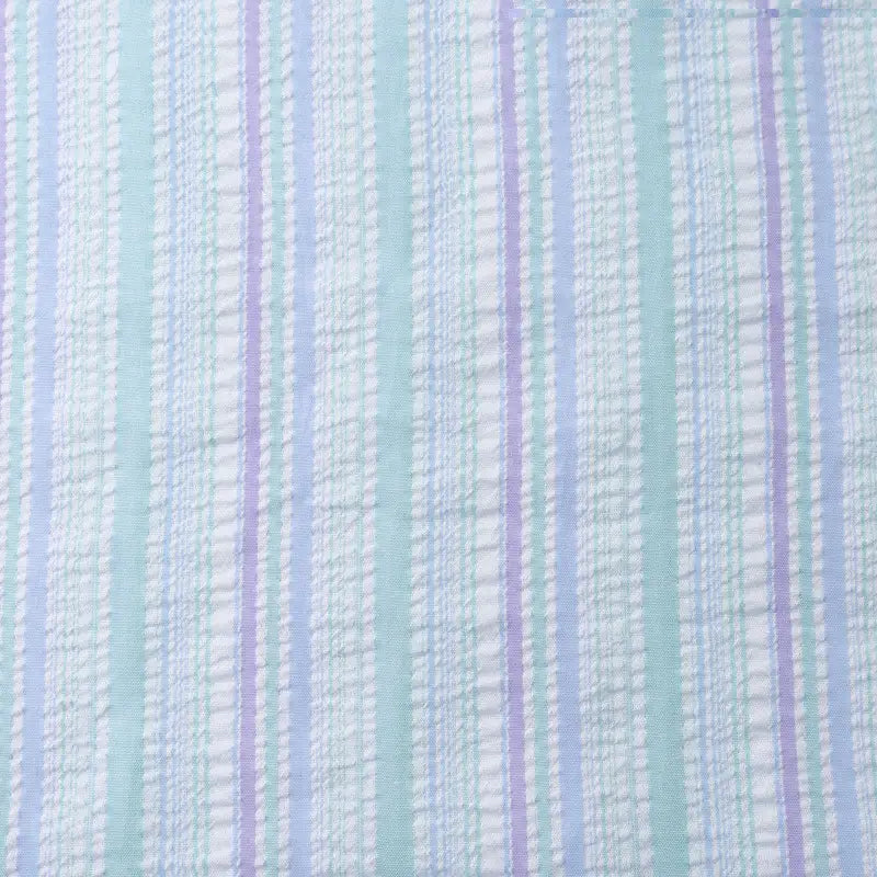 rainbowstripeseersuckerfabric