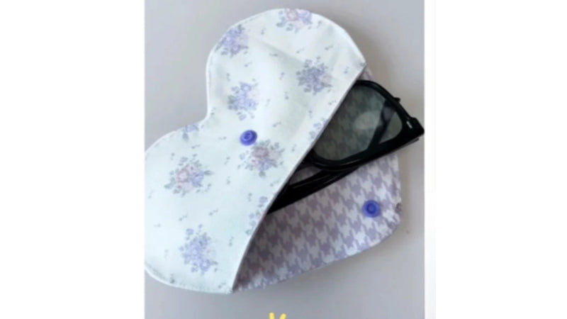 How to Sew a Heart-Shaped Sunglasses Case