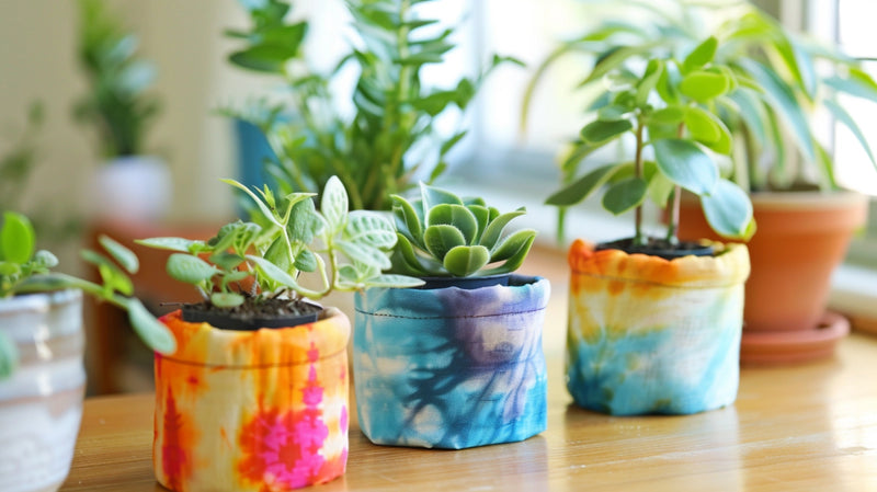 DIY Fabric Planters: Make Unique Tie-Dye Plant Holders in 7 Steps