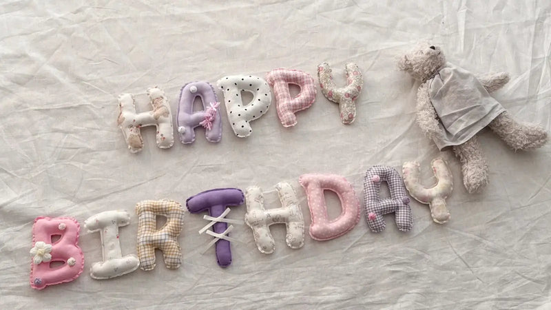 How to Make Fabric Happy Birthday Letters Banner: A DIY Tutorial
