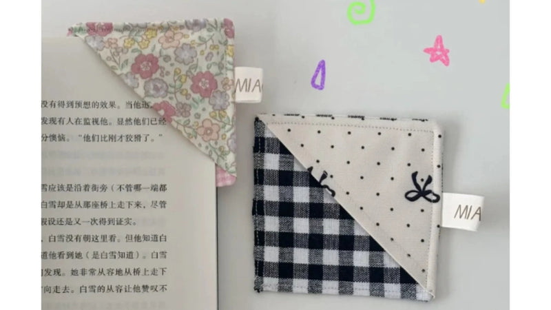 DIY Fabric Corner Bookmark: An Easy Tutorial