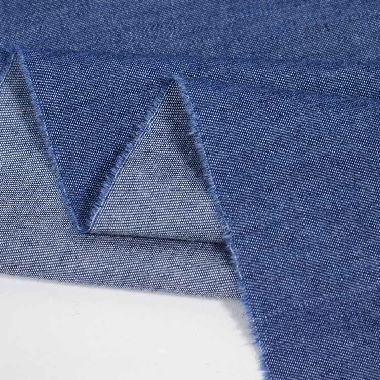 100%Cotton Denim Fabric By the Yard Dark Light Blue Denim Jean  Fabric Light Weight Cotton Wash Denim Material 4#