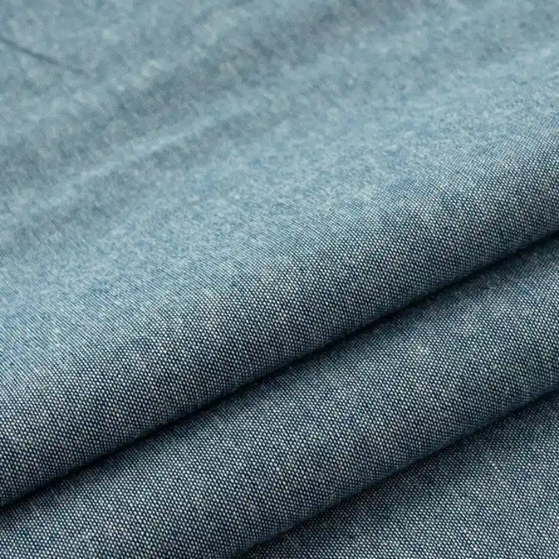100% Cotton Chambray Fabric By The Yard