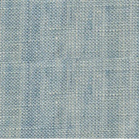 100% Linen Dyed Chambray Fabric By The Yard